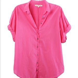 Xirena Channing Shirt Fuchsia/Hot Pink XS NWT